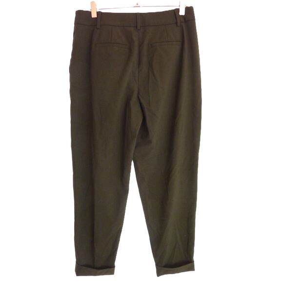 Banana Republic Strait Leg Size 6 Pants Olive Green - Picture 4 of 8